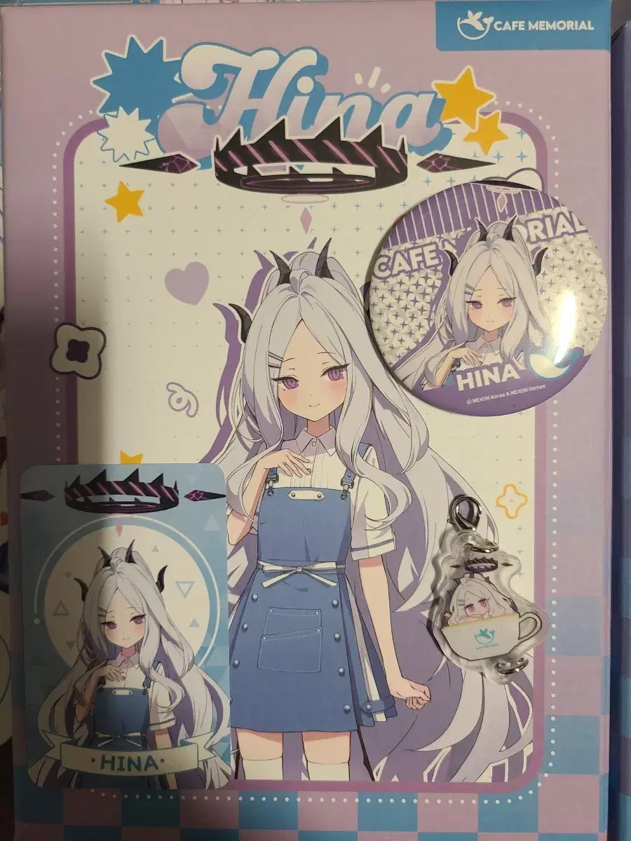 Blue Archive Cafe Memorial Hina Set #블루아카이브히나,#카페